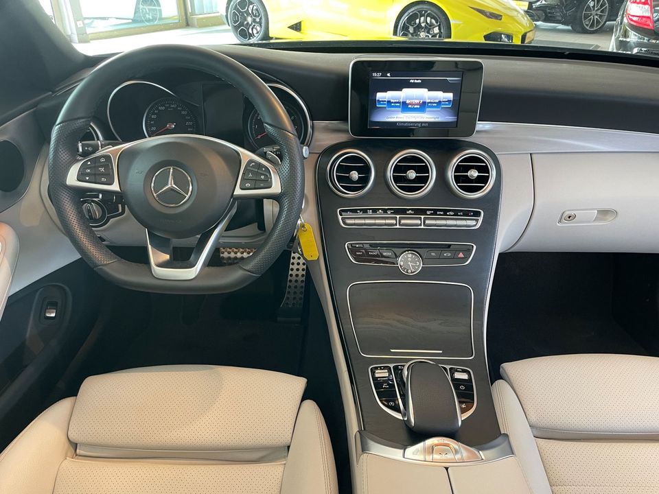 Mercedes-Benz C 200 Cabrio AMG line LED Memo. Leder Navi in Sonnefeld