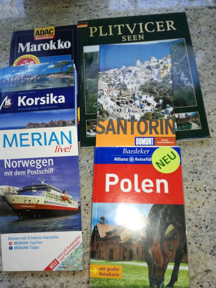 Reiseführer Norwegen,,Polen,Santorin,Marokko,Plitivicer Se in Zirndorf