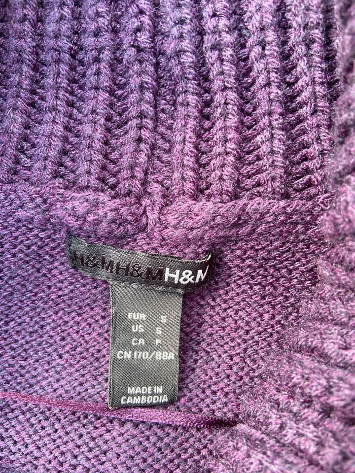 Strickkleid H&M Lila S in Haselbachtal