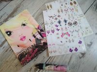 Set Topmodel Make up Malbuch Glitzergelstift Sticker Zeichnen Niedersachsen - Lengede Vorschau