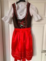 Dirndl rot-braun Gr. 32 Stockerpoint mit Bluse Gr. 34 Edelnice Thüringen - Jena Vorschau