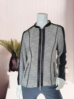 Walbusch Damen Strickjacke Übergangsjacke Cardigan grau schwarz G Bayern - Dillingen (Donau) Vorschau