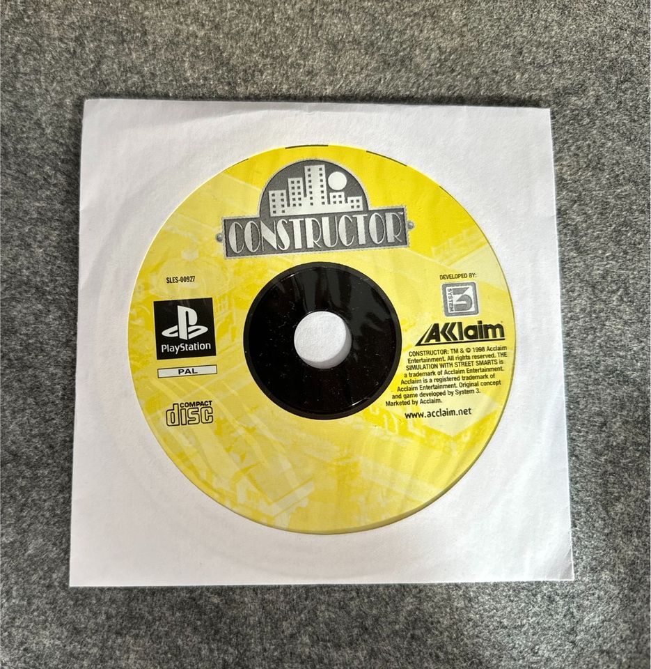 PlayStation 1 (ps1/psx) Constructor (CD only) in Rödermark