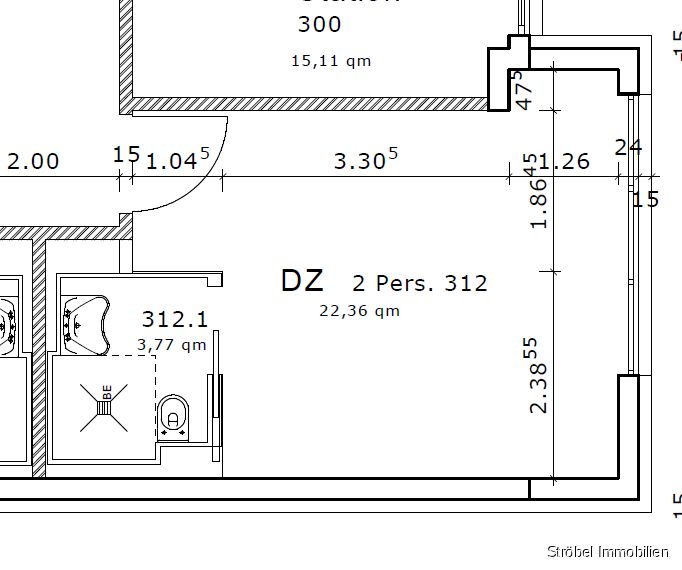 Pflegezimmer als Kapitalanlage zu verkaufen in Gerolzhofen