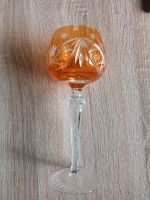 Römer Weinglas orange transparent, geschliffen Schleswig-Holstein - Hütten  Vorschau