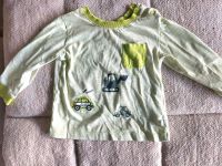 Langarmshirt Traktor Bagger Größe 92 neon grün Hessen - Tann Vorschau