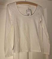 Shirt Longsleeve Langarm Shirt H&M weiß organic cotton Baumwolle Nürnberg (Mittelfr) - Schweinau Vorschau