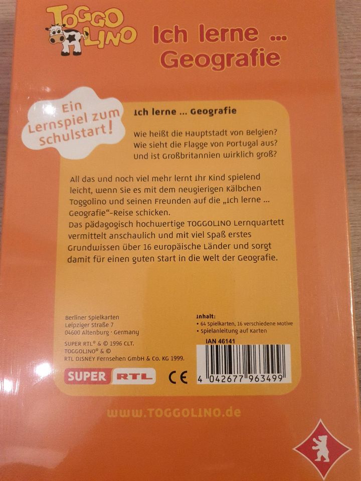 Toggolino, Tolles Geografie- Erdkunde Lernspiel, NEU, OVP in Haiger