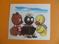 DDR/ Pittiplatsch mit Schnatterinchen und Bummi auf Pappe ! Gerbstedt - Welfesholz Vorschau