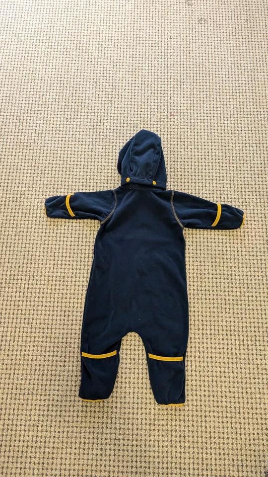 Fleece Overall / Fleece Anzug/ Tchibo / dunkelblau/ 68 -74 in Berlin