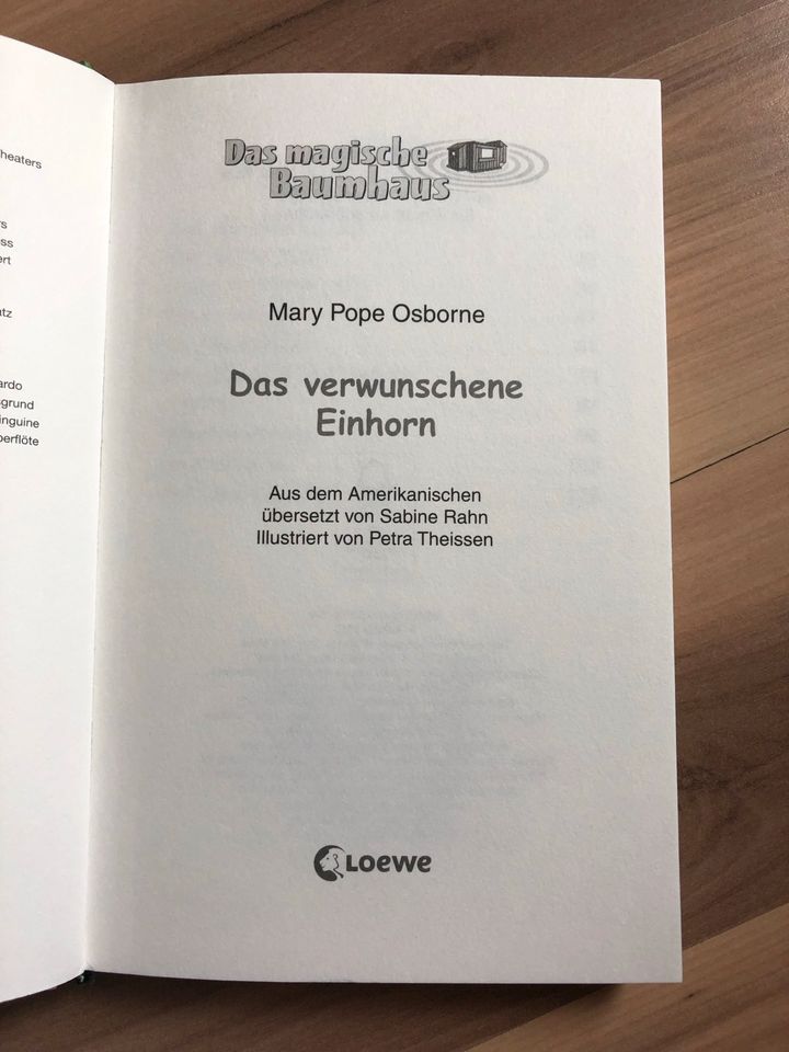 Das magische Baumhaus Das verwunschene Einhorn Pope Osborne in Hamburg