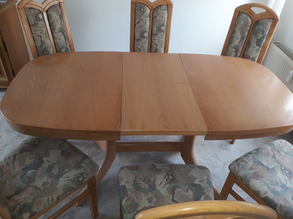 Esszimmertisch mit 6 Stühlen Tisch in Horn-Bad Meinberg