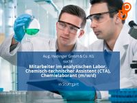 Mitarbeiter im analytischen Labor, Chemisch-technischer Assistent Stuttgart - Untertürkheim Vorschau