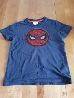 T-Shirt,dunkelblau, Spiderman, Wendepailletten, 134/140, toll! Nordrhein-Westfalen - Oberhausen Vorschau