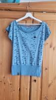 Naketano T-shirt hellblau gestreift mit Vögel  Größe M Baden-Württemberg - Neuenburg am Rhein Vorschau