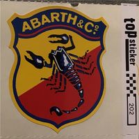 Abarth & Co Aufkleber Original 80er Jahre 90er Rarität selten rar Niedersachsen - Salzbergen Vorschau