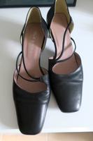 Leder CANDA Sommer Sandalen Sling Pumps Vintage Schwarz Rose 39 München - Pasing-Obermenzing Vorschau