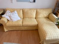 Ikea EKTORP Bezug für 3er Sofa Recamiere: Skaftarp Karo Gelb Sachsen - Freiberg Vorschau