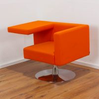Offecct Solitaire Sessel+Tisch Kombination - Filz orange Hessen - Griesheim Vorschau