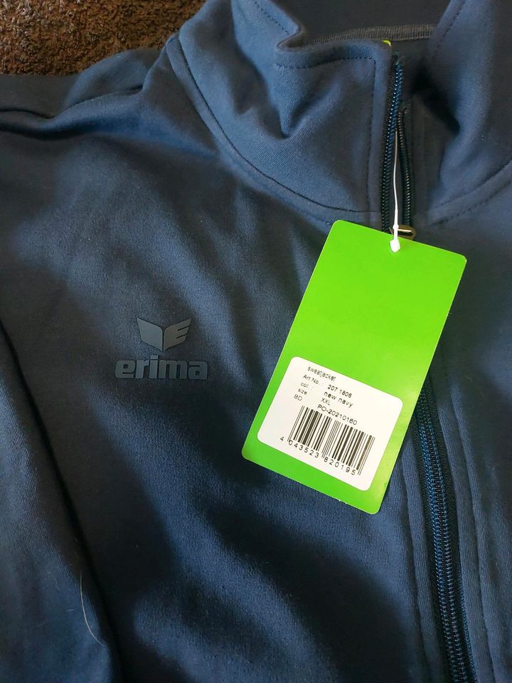 Erima Sportjacke Männer neu blau XXL in Bergkamen