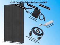 430W Plug&Play Balkonkraftwerk mit WiFi - Bifazial / Full Black Dresden - Weixdorf Vorschau