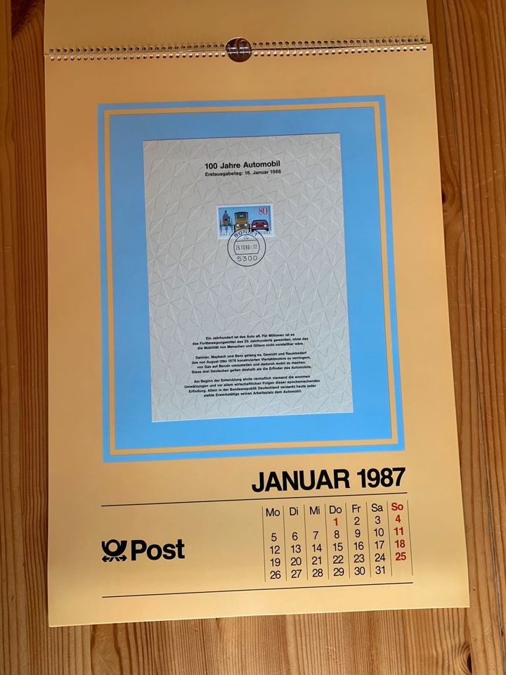 Briefmarken-Kalender 1982,1985-87,1991-94,1996,1998-2005 in Guldental