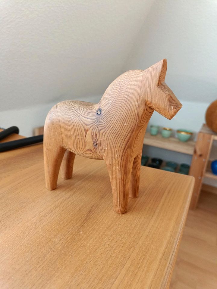 Dalapferd Dala Dalarna Holz Höhe ca. 17,2 cm  Schweden Pferd in Stuttgart