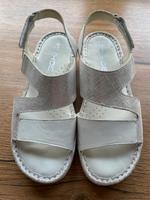 Rohde Sandalen, weiß/silber, Gr. 38 zu verkaufen Bayern - Niederwinkling Vorschau