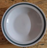 Suppenteller Colditz Porzellan mit grünem Rand Hessen - Hofgeismar Vorschau