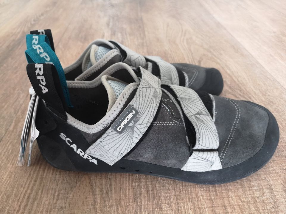 Graue Kletterschuhe Boulderschuhe Größe 42,5 Scarpa Origin NEU in Dresden