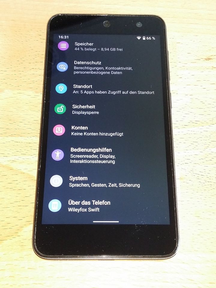 WileyFox Swift - LineageOS - MicroG - Degoogled in Berlin