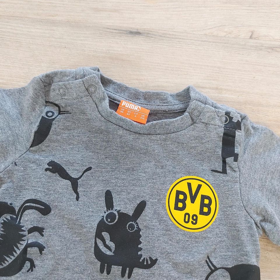 Puma ☆ Shirt ☆ Gr. 62 ☆ BVB ☆ Fußball ☆ Baby ☆ Borussia Dortmund in Freisen