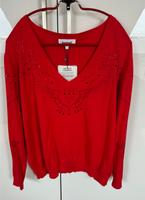 Desigual Pullover rot Gr L Hessen - Kassel Vorschau
