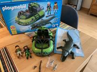 Playmobil 4446 Gangster Wilderer Hoverkraft Boot Tiere Krokodil Bayern - Fürstenfeldbruck Vorschau