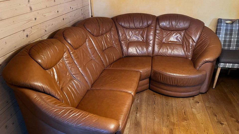 Eckcouch Polsterecke Sofa Leder Himolla in Klingenberg (Sachsen)