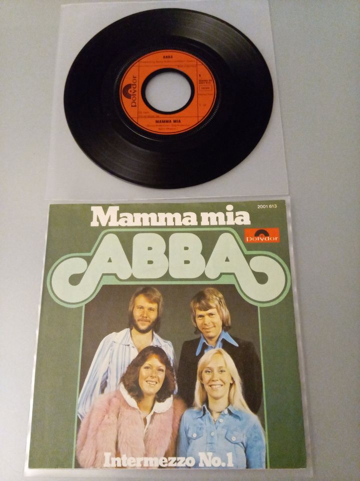 ! TOP HIT ! Abba ‎Single – Mamma Mia – Deutschland 1975 in Köln