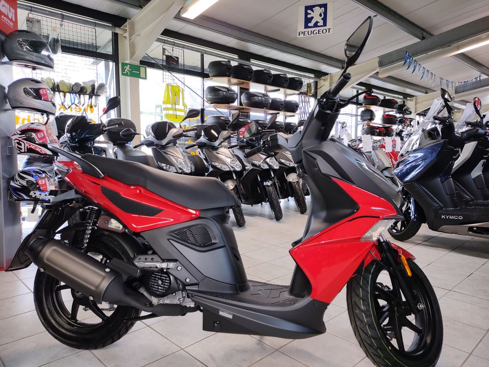 ⭐ Kymco SUPER 8 R 50i **in bright red sofort lieferbar** in Dorsten