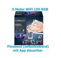 5m WiFi LED RGB Flexband 150 LEDs Strip Streifen App steuerbar Bayern - Plattling Vorschau