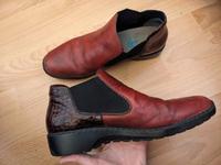 Rote Lederschuhe Damenschuh Rieker Größe 39 Hessen - Darmstadt Vorschau
