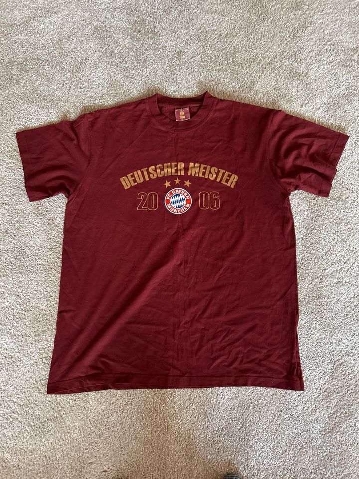 Deutscher Meister T Shirt 2006 Bayern München Gr XL in Butzbach