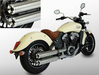 Miller Auspuff - YUMA I / silber / Indian Scout / Bobber / Sixty Kreis Ostholstein - Süsel Vorschau