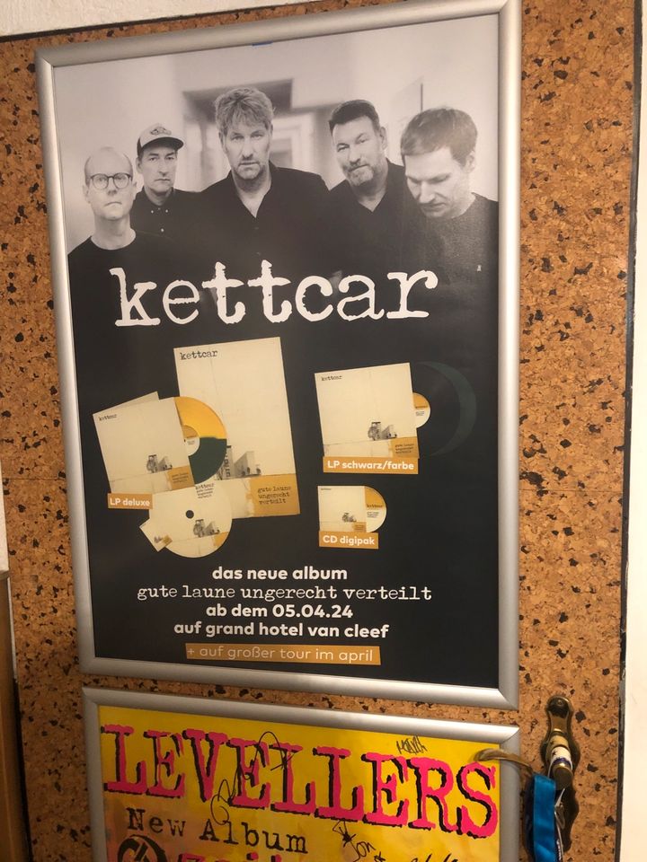 Kettcar Poster dinA1 gerollt in Posterrolle Gute Laune ungerecht in Meerbusch