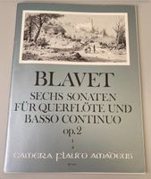 Blavet Sechs Sonaten op.2 Querflöte , Basso Continuo Nordrhein-Westfalen - Lünen Vorschau