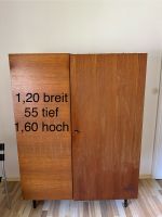 Teak Schrank alt echt Holz Hessen - Raunheim Vorschau