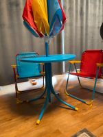 Kinder 2 Stühle Tisch und Sonnenschirm Nordrhein-Westfalen - Grevenbroich Vorschau