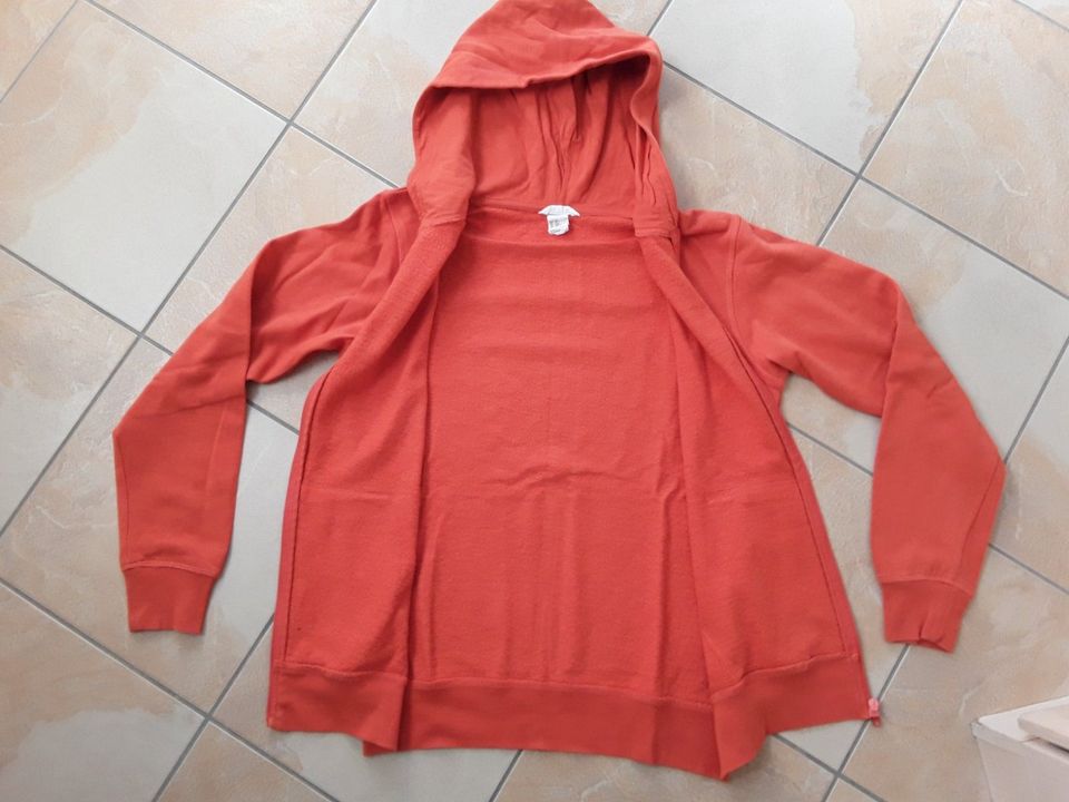 Jacke Sweatjacke orange Gr. 170 H&M *TOP* in Bürgel