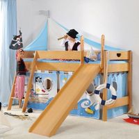 Paidi Fleximo Hochbett / Spielbett, Birke hell, massiv, Rutsche Nordrhein-Westfalen - Herscheid Vorschau