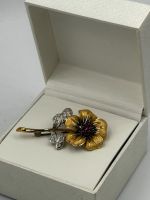 Design Blumenbrosche Silber 925 vergoldet Berlin - Spandau Vorschau