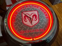 Deko Retro Neon Uhr Dodge Bayern - Burgsinn Vorschau