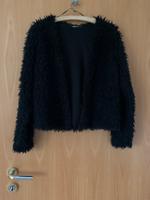 Damen flauschige Jacke/Bolero Gr 36 von Gina Tricot, schwarz Niedersachsen - Damme Vorschau